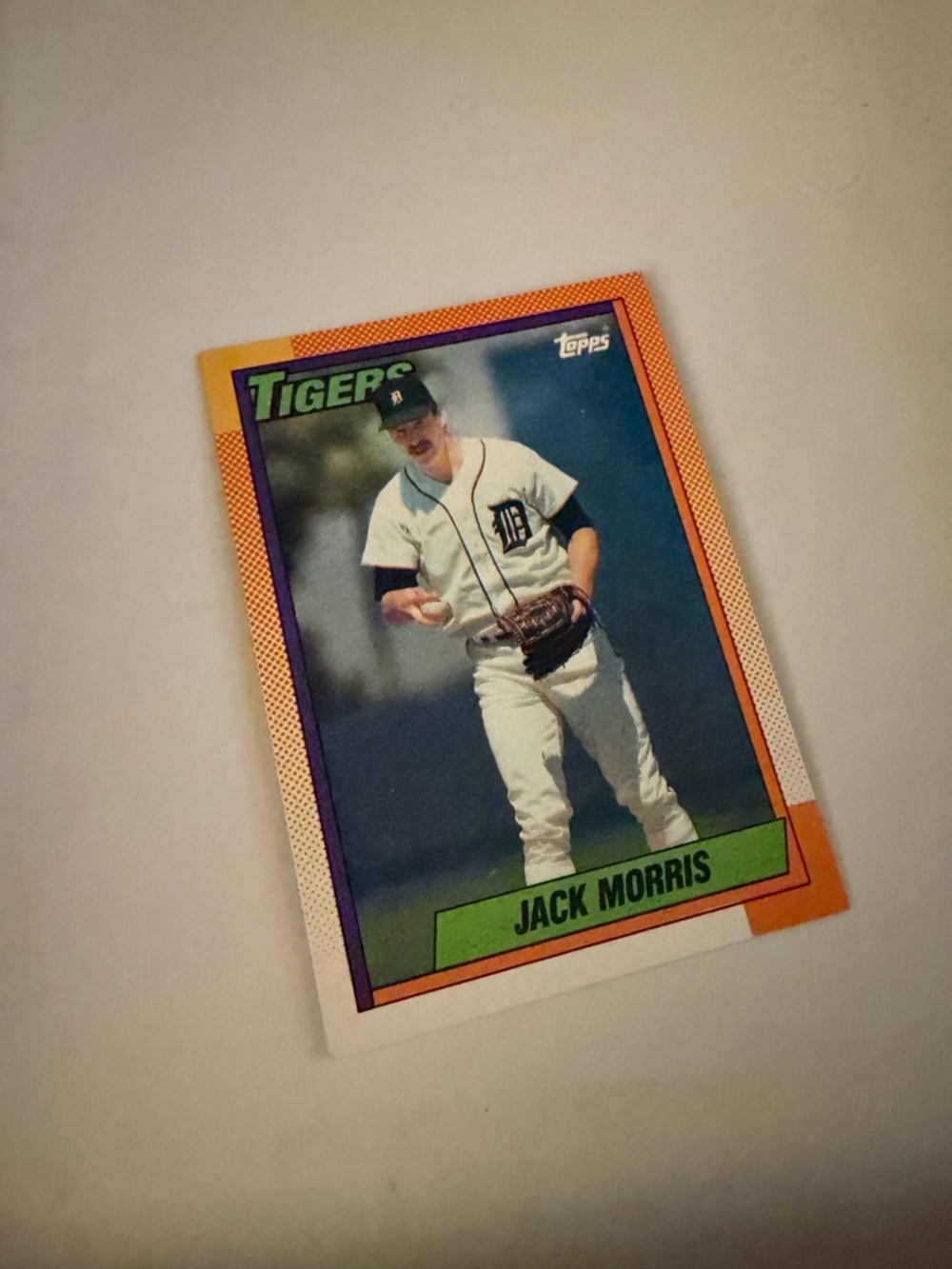 1990 topps Jack Morris tigers baseball card